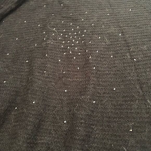 NWOT Wildfox Janice Rhinestone Sweater Black Size Medium - Picture 12 of 12